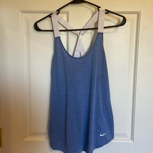 Nike Dri-Fir Blue Tank
